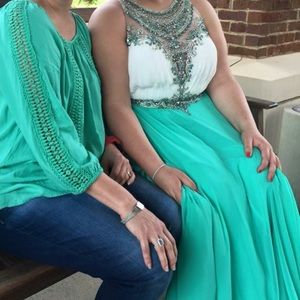 ANGELA AND ALLISON FORMAL DRESS